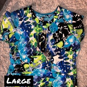 Large Jockey Scrub top